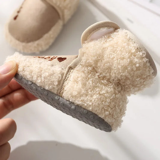 Warm Anti-Slip Infant Crib Snow Boots