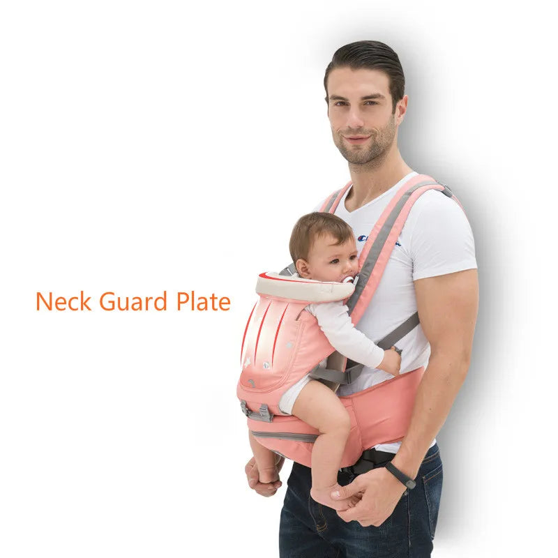Travel-Friendly Infant Waist Stool & Carrier