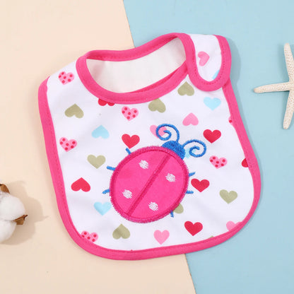 Waterproof Feeding Bibs for Babies & Toddlers – Soft Apron & Burp Cloth Set