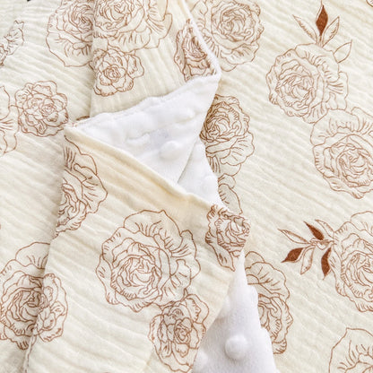 Pure Cotton Newborn Blanket Warm And Comfortable