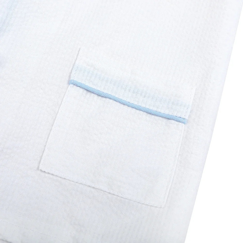 Ruffkids Cotton Seersucker Sibling Matching Pajama Sets