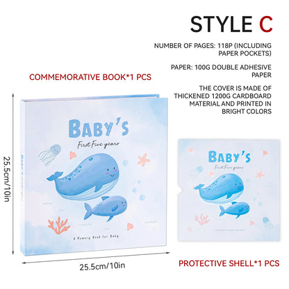 Baby Memory Book & Photo Album – First Year