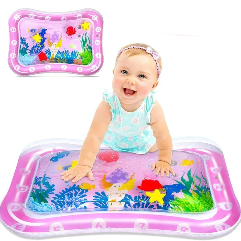 Baby Water Play Mat Inflatable Tummy Time Toy