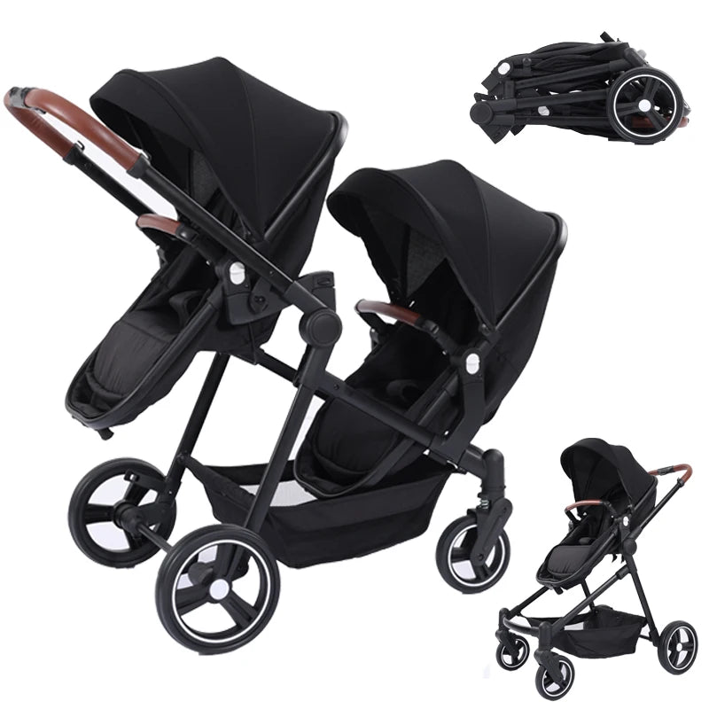 Foldable, Airline-Approved Stroller & Rider Combo
