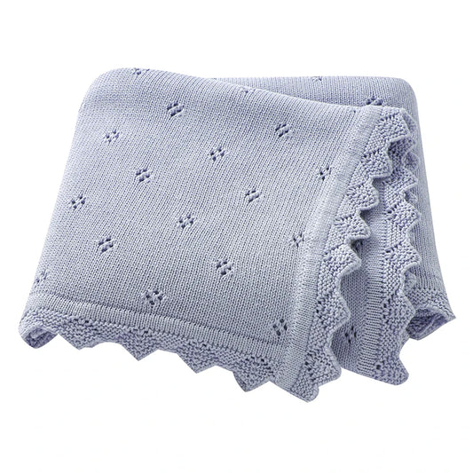 Ultra-Soft Knitted Cotton Baby Swaddle & Blanket (90x70cm)