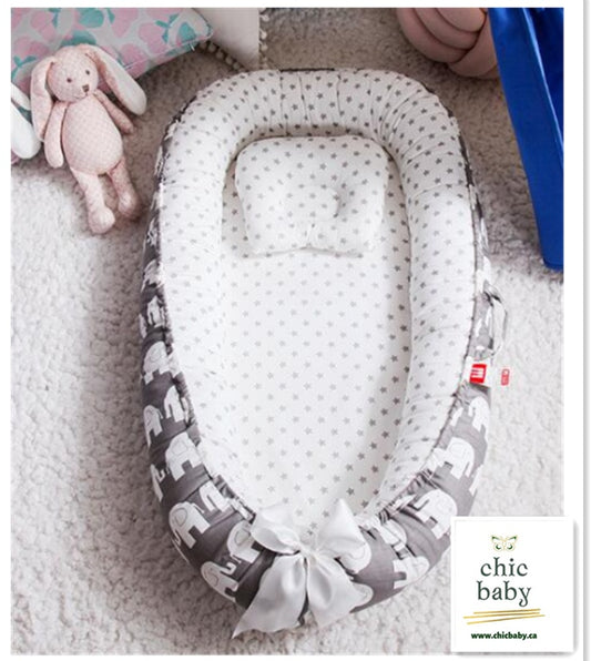 Cotton Infant Portable Bed & Travel Cradle