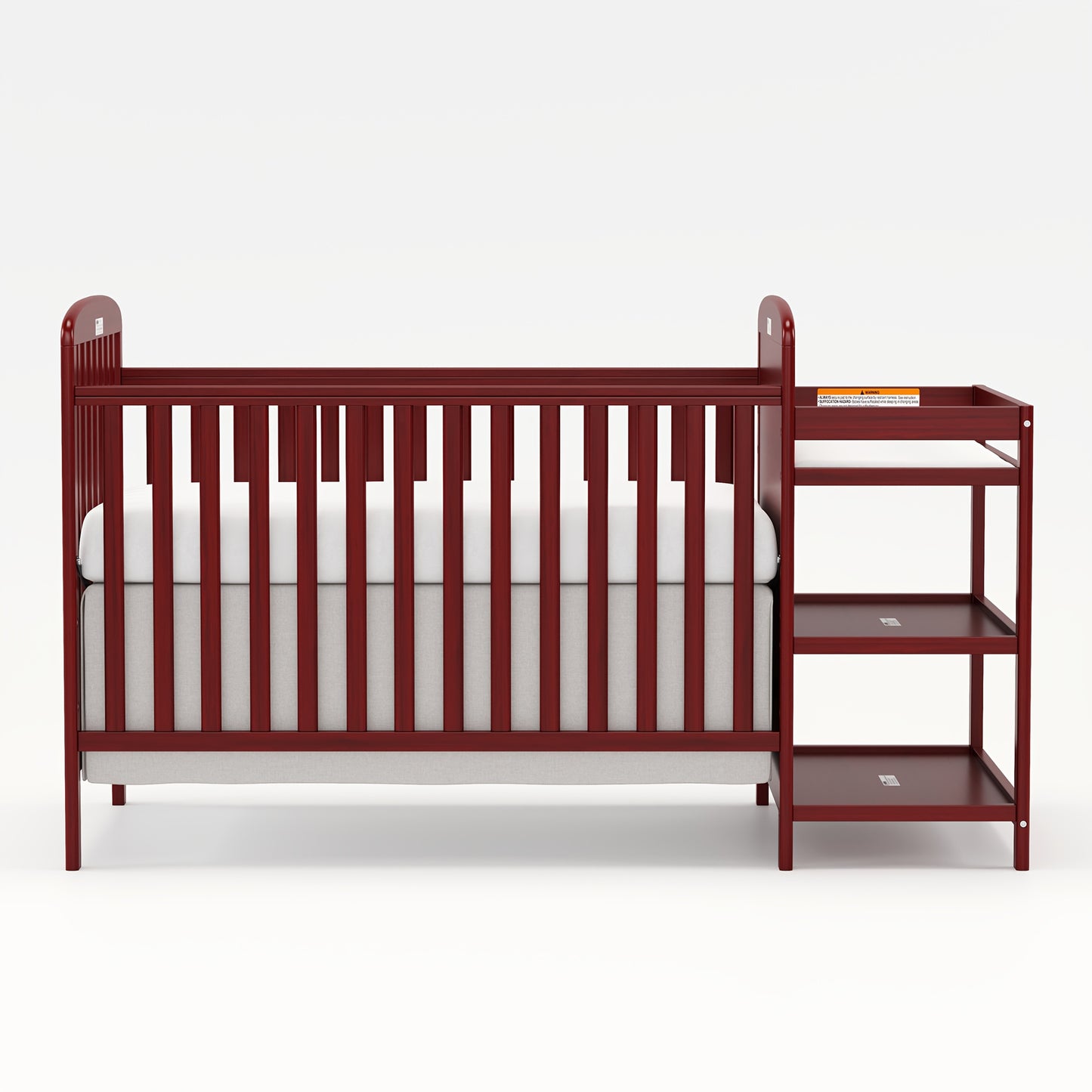 3-in-1 Crib with Adjustable Mattress & Storage (Full Size)