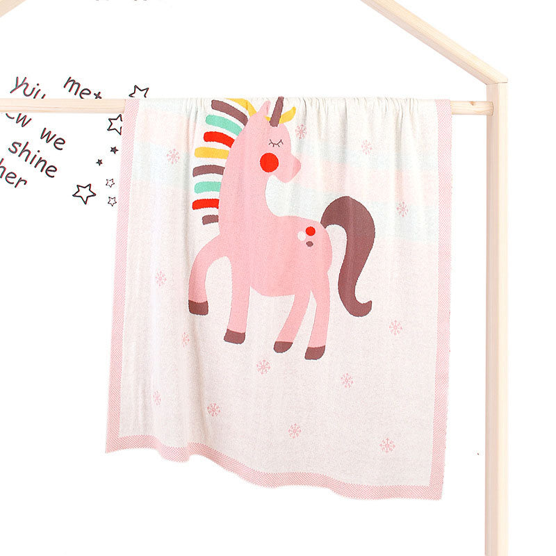 Children’s Unicorn Pattern Cooling Blanket